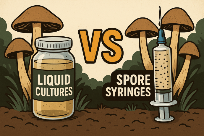 Liquid Cultures vs. Spore Syringes